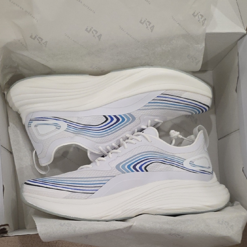 APL Mens Streamline White Sneakers.Mens Size 11. Womens 12.5 - Picture 6 of 9